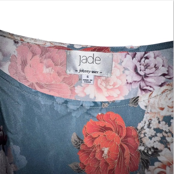 Jade Johnny Was Cold Shoulder Blouse size S - Picture 4 of 6